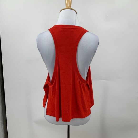 Wilfred Free Split Hem Muscle Tank Womens M Medium Racerback High Neck Crop Top - Picture 6 of 13